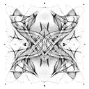 lines tattoo design idea