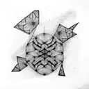 lines tattoo design idea