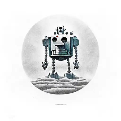  iron giant movie tattoo design idea