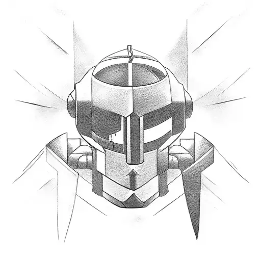  iron giant tattoo design idea