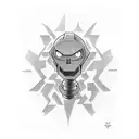  iron giant tattoo design idea