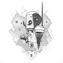  iron giant tattoo design idea