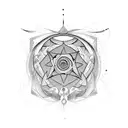 vortex goth energy  tattoo design idea