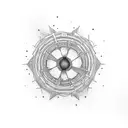 vortex goth energy  tattoo design idea