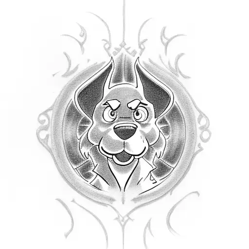 scooby doo tattoo design idea