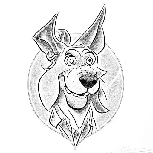 Scooby doo tattoo design idea