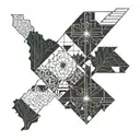 west virginia abbreviation tattoo design idea