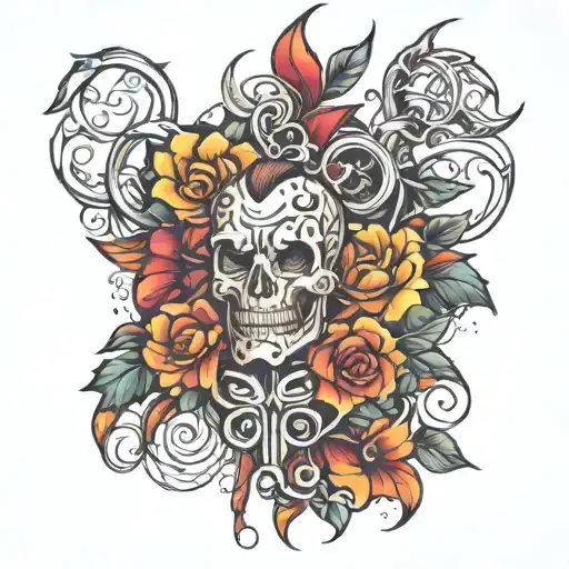 neo escool tattoo design idea