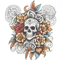 neo escool tattoo design idea