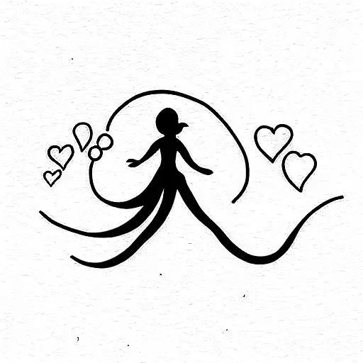 representing my daughter born in November  tattoo design idea