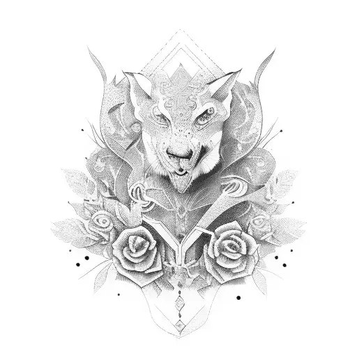 present box tattoo design idea