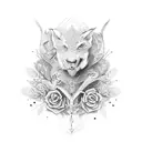 present box tattoo design idea