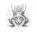 present box tattoo design idea