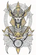 osiris strong tattoo design idea