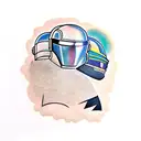 Daft Punk tattoo design idea