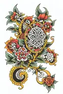 borjgali tattoo design idea