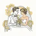 wedding date tattoo design idea