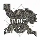 Create a geometric design featuring the phrase 'Slut for BBC' tattoo design idea
