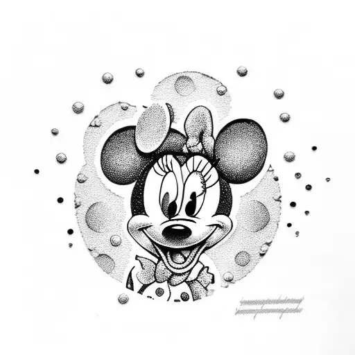 Goofy fucking Minnie Mouse tattoo design idea