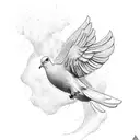Dove on Cole miner  tattoo design idea