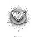 Dove on Cole miner  tattoo design idea