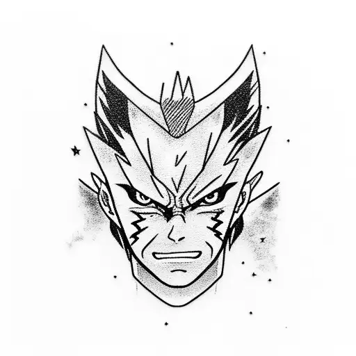 sasuke curse mark gradually turning into lightning  tattoo design idea