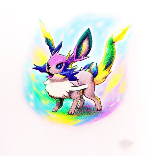 Eeveelutions tattoo design idea