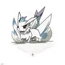 Eeveelutions and their backgrounds tattoo design idea