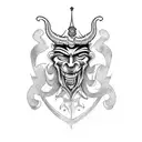 jester king tattoo design idea