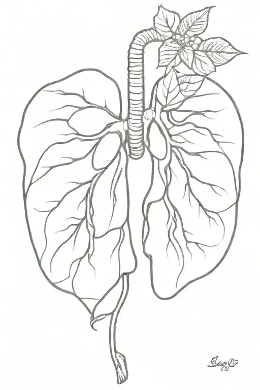 22 10 4 1  lungs tattoo design idea