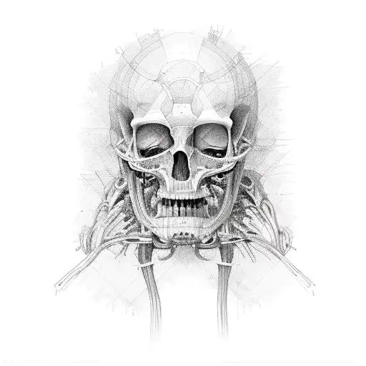 Human anatomy  tattoo design idea