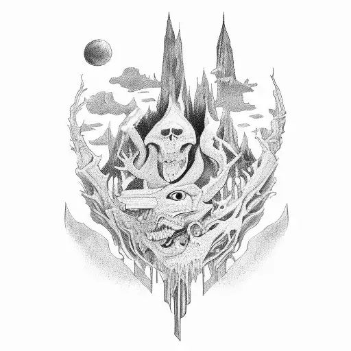 Tales & Mythology Moiræ or Fates (Parcæ) tattoo design idea