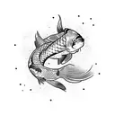 Koi Fish tattoo design idea