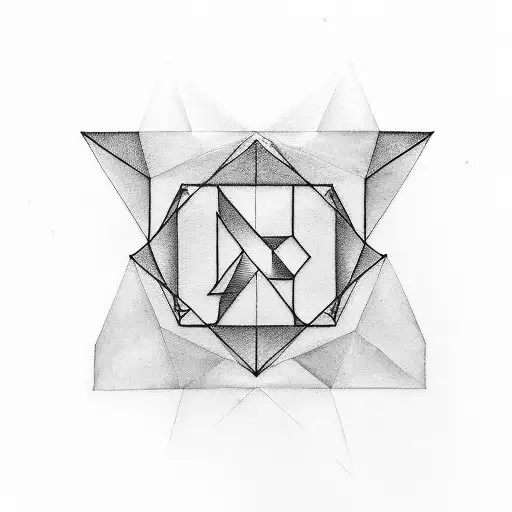 Geometric right line with 2019 date of birth, and the incorporated blank sign tattoo design idea