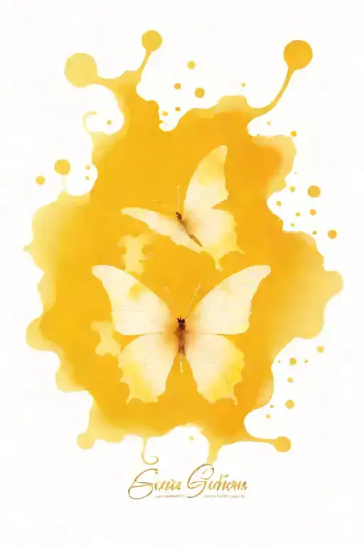 semicolon butterfly tattoo design idea