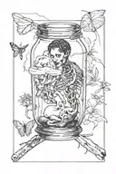 mad season Alice in Chains Jar of Flies tattoo design idea