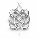 Infinity Symbol tattoo design idea