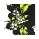 lily of the valley, honeysuckle and rose, hawthorn tattoo design idea