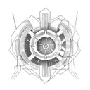 gears tattoo design idea
