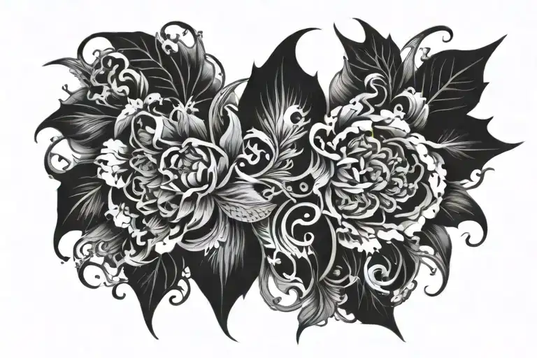 harsh tattoo design idea