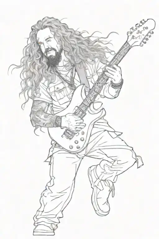 dimebag Darrell tattoo design idea