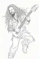 dimebag Darrell tattoo design idea
