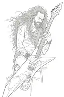 dimebag Darrell tattoo design idea