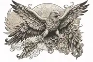 ganymede god tattoo design idea