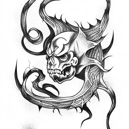 Dark Mark harry Potter  tattoo design idea
