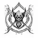 Dark Mark harry Potter  tattoo design idea