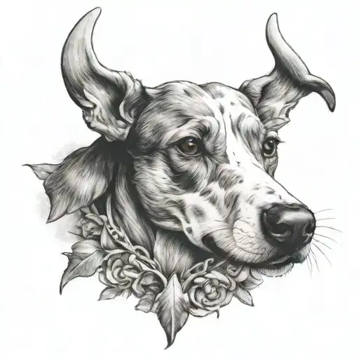 wishbone tattoo design idea