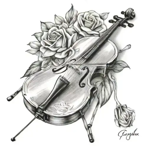 cello tattoo tattoo design idea