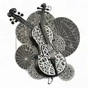 cello tattoo tattoo design idea