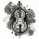 cello tattoo tattoo design idea
